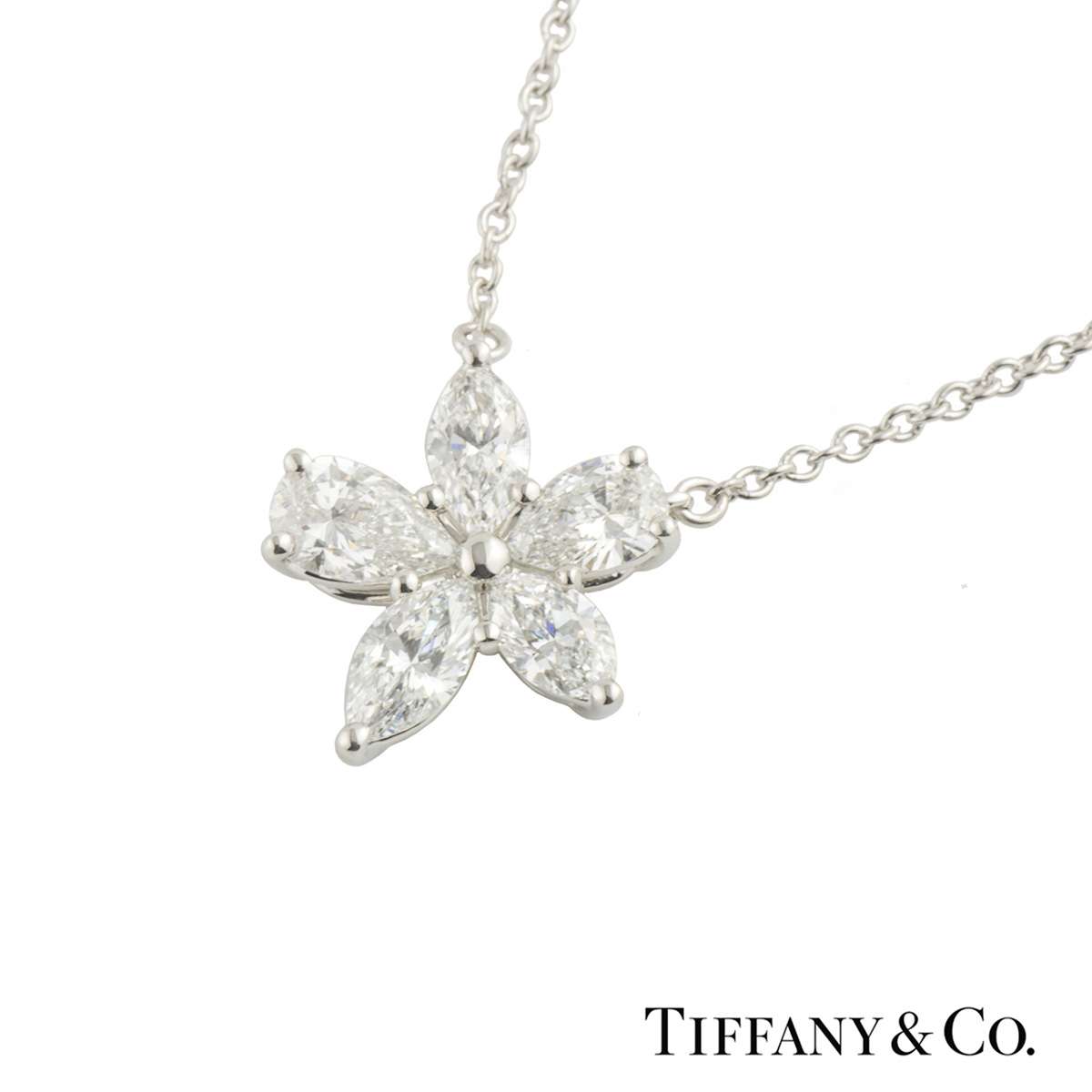 tiffany victoria mixed cluster necklace